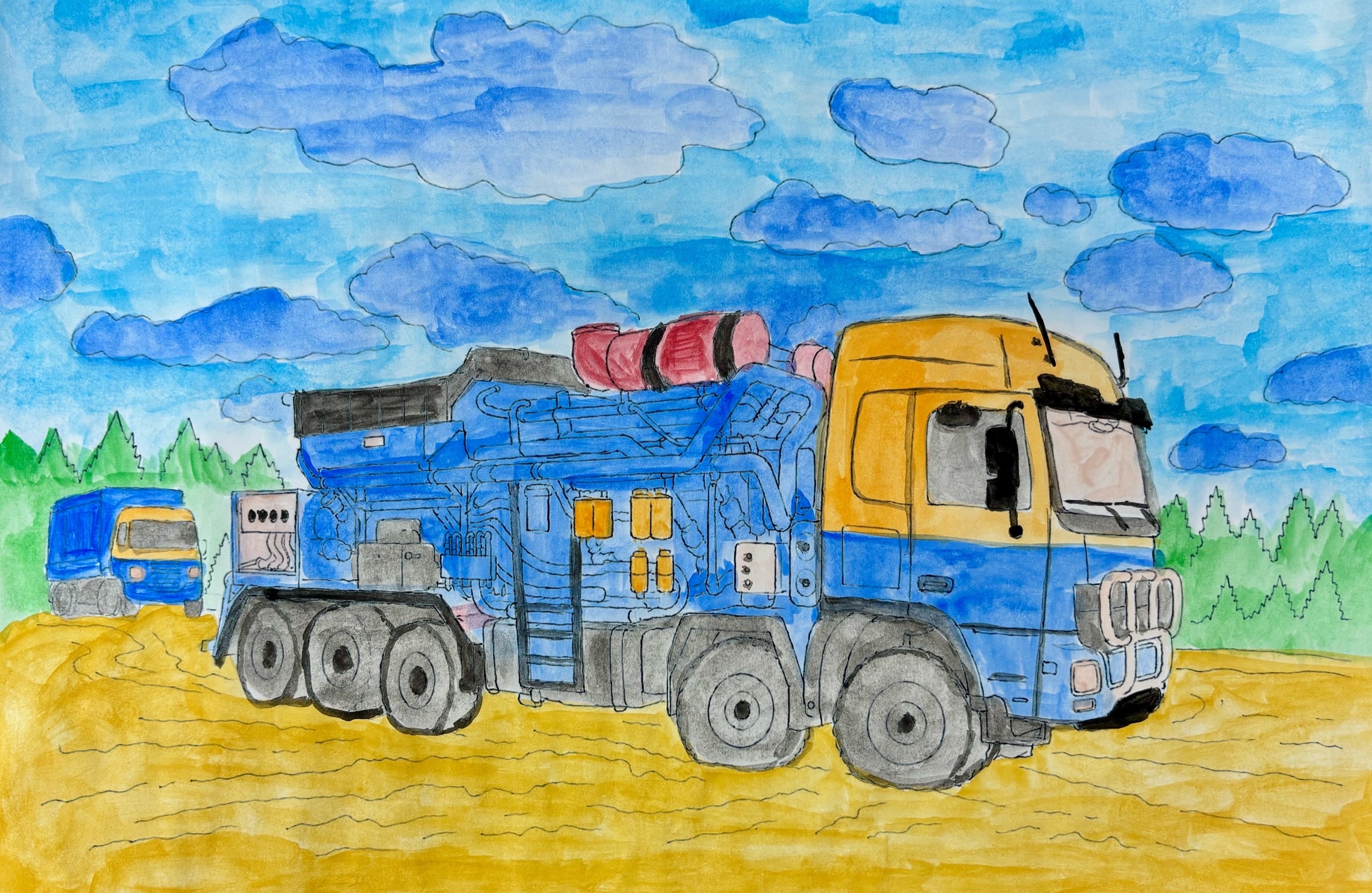 Конкурс детского рисунка "Наш труд глазами наших детей"